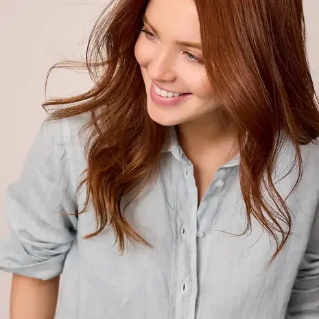 Corel Amsterdam Yentl blouse Lm  Linen - Storm Gray Corel Amsterdam Yentl blouse Lm  Linen - Storm Gray