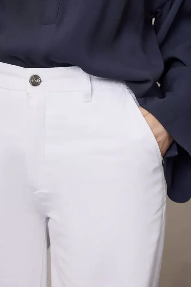 Corel Amsterdam Liv jeans pants - Optical White Corel Amsterdam Liv jeans pants - Optical White