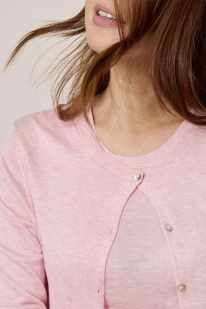 Corel Amsterdam Philou Vest Knitwear - Rosé Corel Amsterdam Philou Vest Knitwear - Rosé