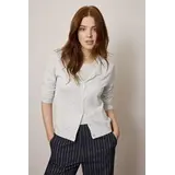 Corel Amsterdam Philou Vest Knitwear - Light Grey