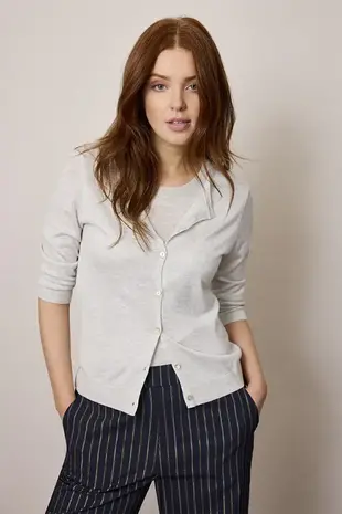 Corel Amsterdam Philou Vest Knitwear - Light Grey Corel Amsterdam Philou Vest Knitwear - Light Grey