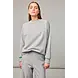 Corel Amsterdam Laila Sweater jogging lurex - Silver Grey Corel Amsterdam Laila Sweater jogging lurex - Silver Grey