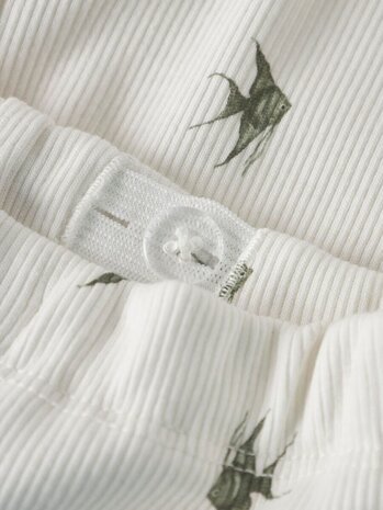 Lil' Atelier Lavo Eko Loose Pant - Coconut Milk Fish Lil' Atelier Lavo Eko Loose Pant - Coconut Milk Fish