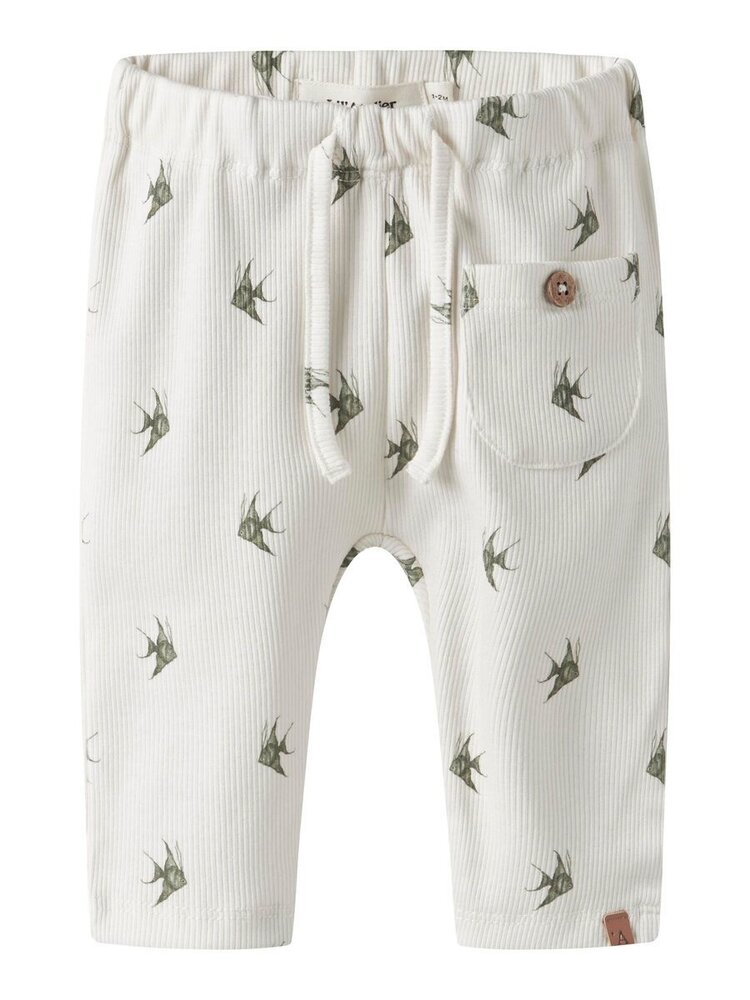 Lil' Atelier Lavo Eko Loose Pant - Coconut Milk Fish Lil' Atelier Lavo Eko Loose Pant - Coconut Milk Fish