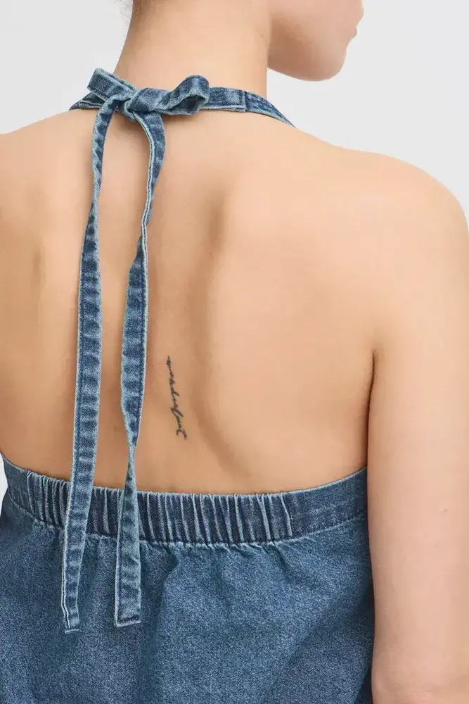 ICHI Top Dallas – Medium Blue