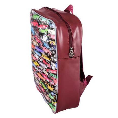 Rugzak rechthoek autootjes Rugzak rechthoek autootjes