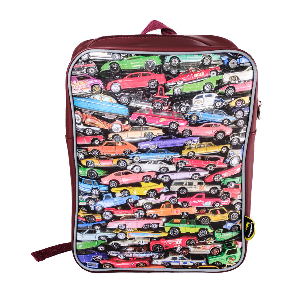 Rugzak rechthoek autootjes Rugzak rechthoek autootjes