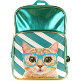 Rugzak Kat bril blauw