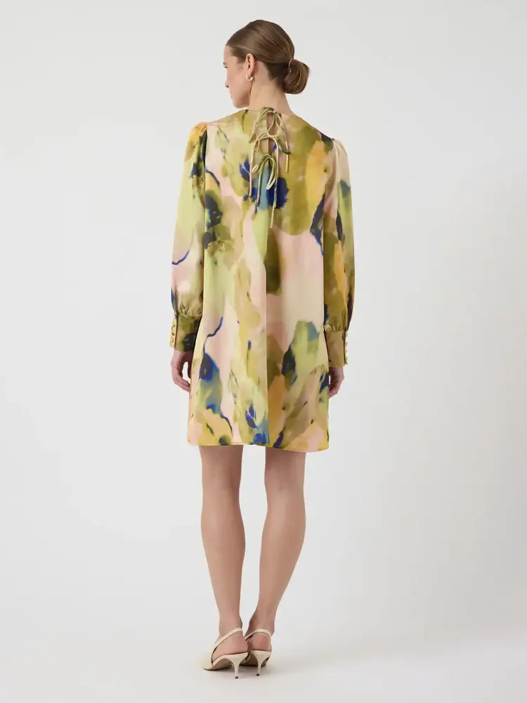 Y.A.S Skyra Dress Show – Ecru Skyra AOP