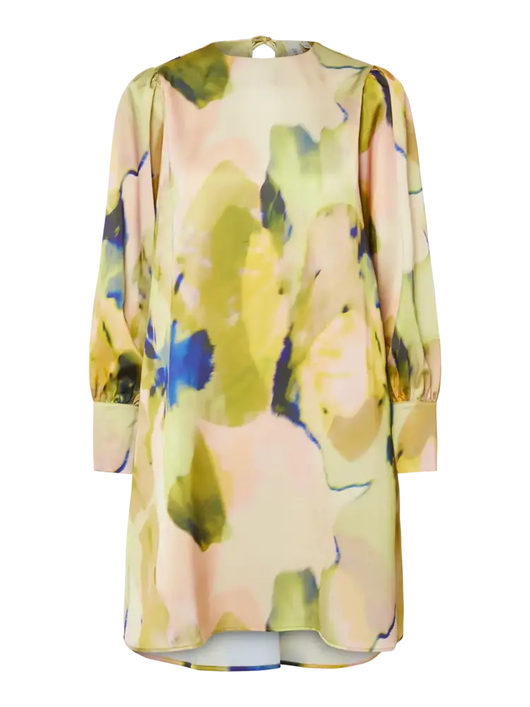 Y.A.S Skyra Dress Show – Ecru Skyra AOP