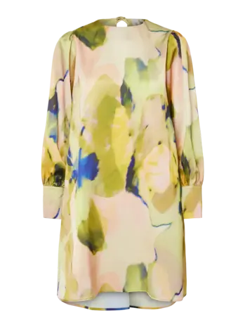 Y.A.S Skyra Dress Show – Ecru Skyra AOP