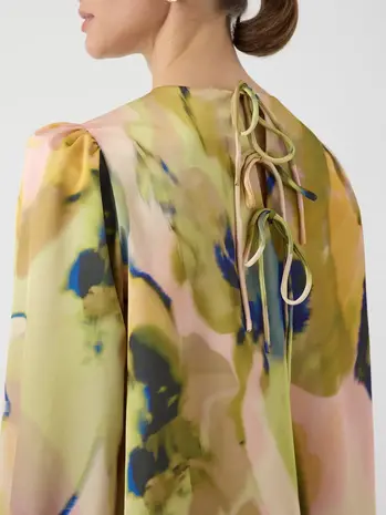 Y.A.S Skyra Dress Show – Ecru Skyra AOP