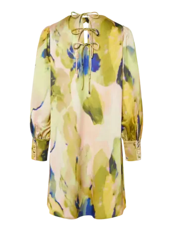 Y.A.S Skyra Dress Show – Ecru Skyra AOP