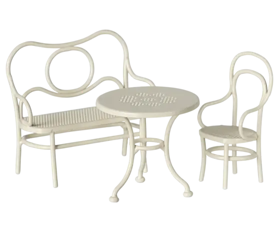 Maileg Cafe Set, Mouse small - Off White Maileg Cafe Set, Mouse small - Off White