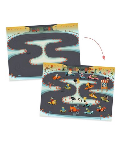 Djeco Wrijfplaatjes Asfalt Djeco Wrijfplaatjes Asfalt
