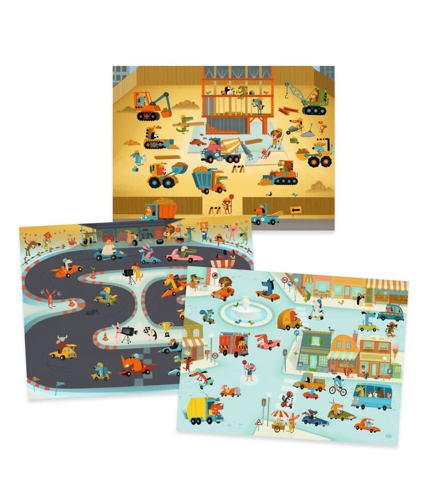 Djeco Wrijfplaatjes Asfalt Djeco Wrijfplaatjes Asfalt