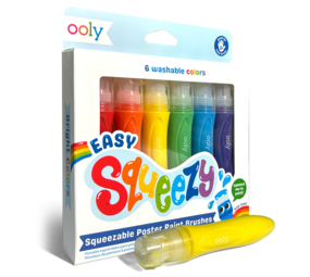 Ooly Easy Squeezy Squeezable Poster Paint Brushes Ooly Easy Squeezy Squeezable Poster Paint Brushes