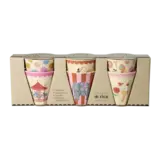 Rice Kinderbeker Fun Fair (roze) - set van 6