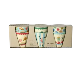 Rice Kinderbeker Fun Fair (mint) - set van 6