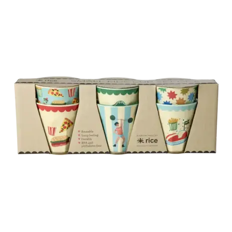 Rice Kinderbeker Fun Fair (mint) - set van 6