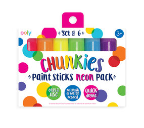 Ooly Chunkies Paint Sticks - Neon Ooly Chunkies Paint Sticks - Neon
