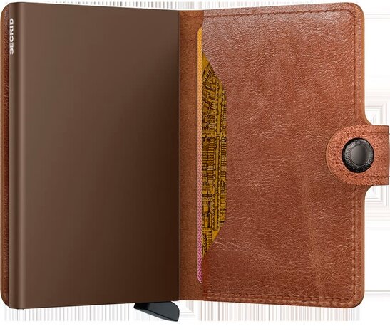 Secrid Miniwallet Vintage -  Cognac-Brown
