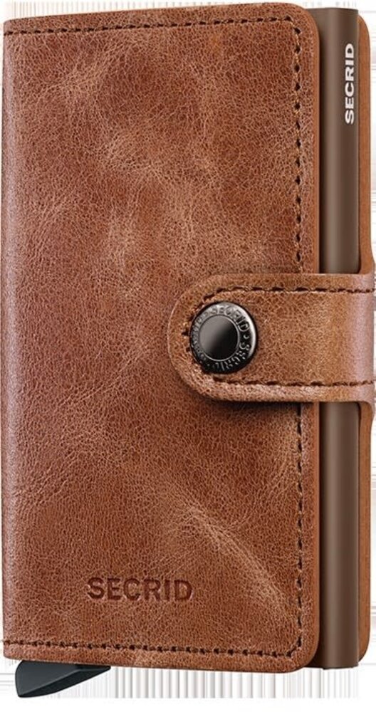 Secrid Miniwallet Vintage -  Cognac-Brown
