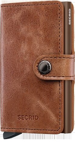 Secrid Miniwallet Vintage -  Cognac-Brown