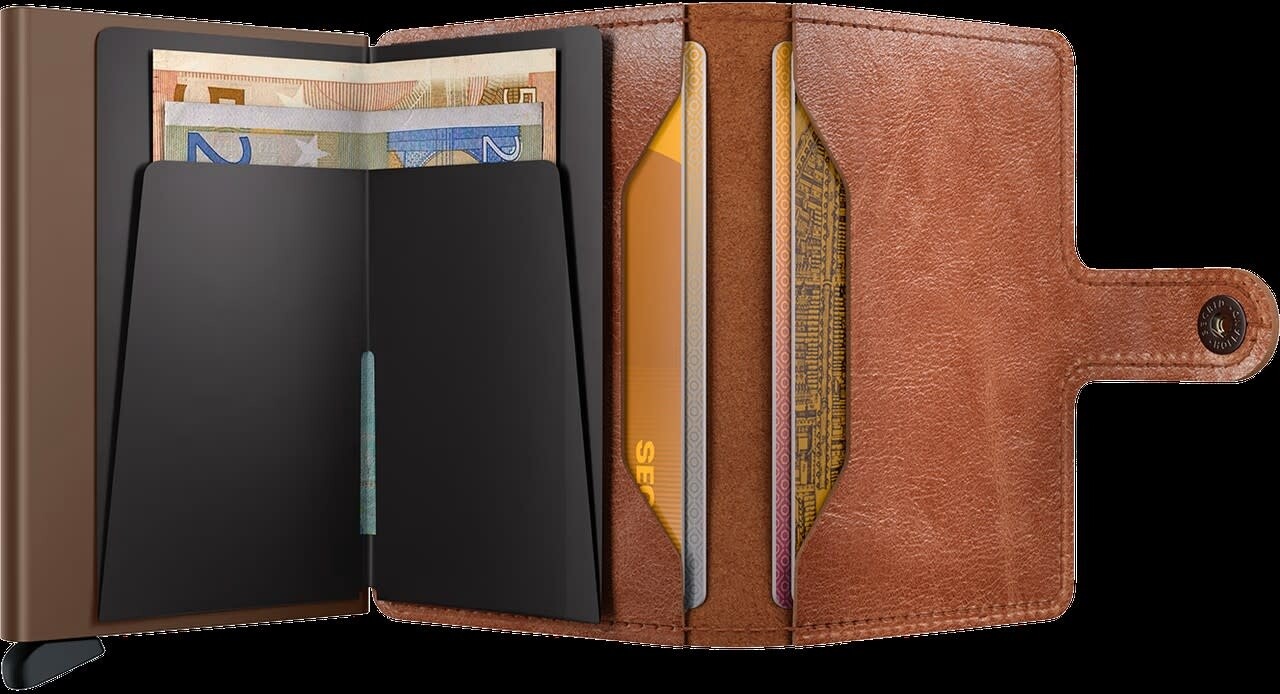Secrid Miniwallet Vintage -  Cognac-Brown