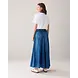 Summum Woman Long skirt Cotton indigo sateen - Indigo Summum Woman Long skirt Cotton indigo sateen - Indigo