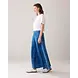 Summum Woman Long skirt Cotton indigo sateen - Indigo Summum Woman Long skirt Cotton indigo sateen - Indigo