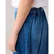 Summum Woman Long skirt Cotton indigo sateen - Indigo Summum Woman Long skirt Cotton indigo sateen - Indigo