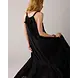 Summum Woman Dress sushi voile - Black Summum Woman Dress sushi voile - Black