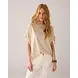 Summum Woman Top coated viscose linen - Ivory Summum Woman Top coated viscose linen - Ivory
