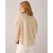 Summum Woman Top coated viscose linen - Ivory Summum Woman Top coated viscose linen - Ivory
