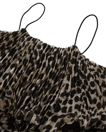 Cph Muse Kira Dress - Peyote with black