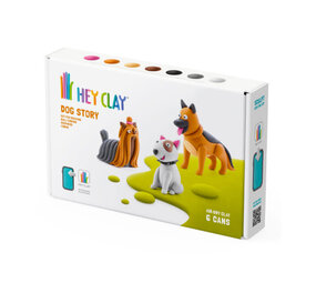 HeyClay Dog Story: Shepherd, Bull Terrier, Yorkie - 6 cans HeyClay Dog Story: Shepherd, Bull Terrier, Yorkie - 6 cans