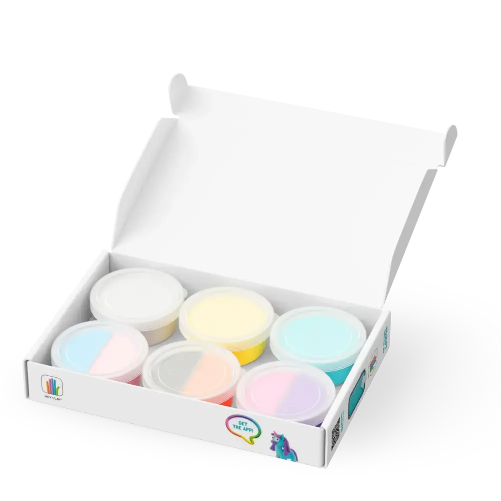 HeyClay HeyClay - Rainbow Unicorns - 6 cans (Lighty, Sunny & Rainy) HeyClay HeyClay - Rainbow Unicorns - 6 cans (Lighty, Sunny & Rainy)
