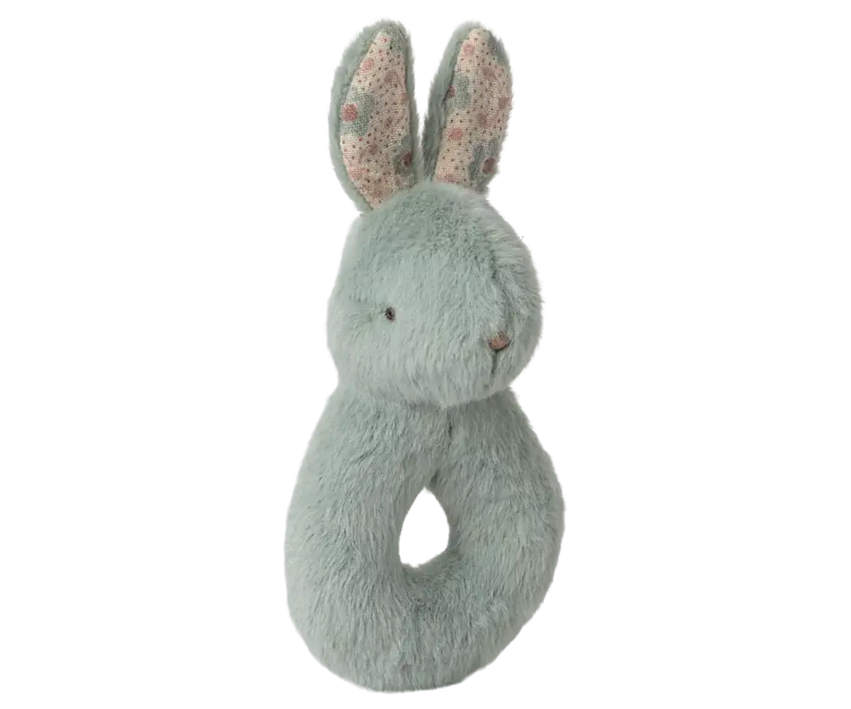 Maileg Rabbit Rattle Set - Mint Maileg Rabbit Rattle Set - Mint