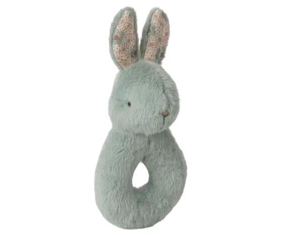 Maileg Rabbit Rattle Set - Mint Maileg Rabbit Rattle Set - Mint