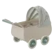 Maileg Pram with Baby Mouse - Mint Maileg Pram with Baby Mouse - Mint
