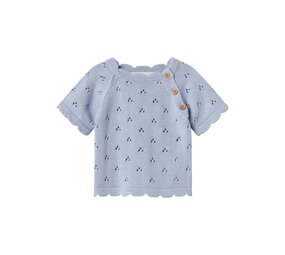 Lil' Atelier Jola SS Knit – Zen Blue