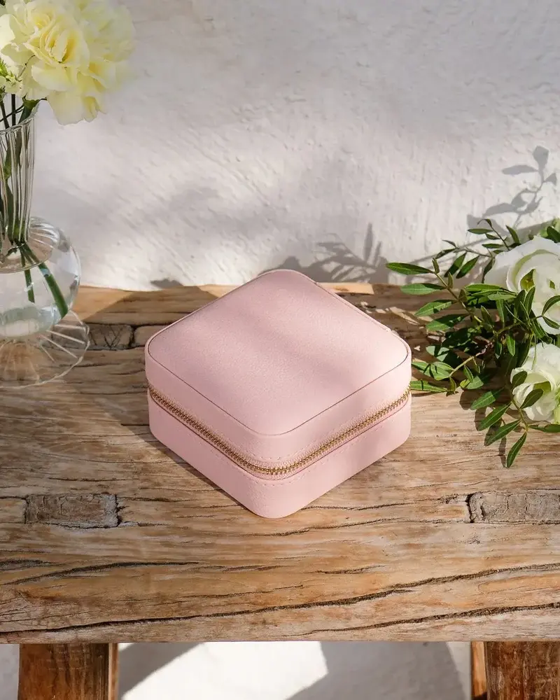 Maison Scarlett Sieradendoos Corinne - PU roze Maison Scarlett Sieradendoos Corinne - PU roze