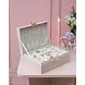 Maison Scarlett Sieradendoos Louise - Linnen Roze Maison Scarlett Sieradendoos Louise - Linnen Roze