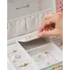 Maison Scarlett Sieradendoos Louise - Linnen Beige Maison Scarlett Sieradendoos Louise - Linnen Beige
