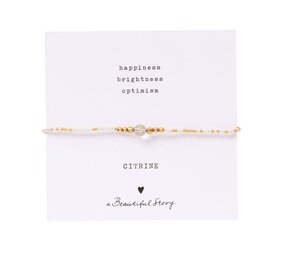 A Beautiful Story Iris Card Citrine Bracelet GC A Beautiful Story Iris Card Citrine Bracelet GC