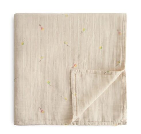 Mushie Swaddle 120 x 120cm - kite Mushie Swaddle 120 x 120cm - kite