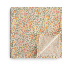 Mushie Swaddle 120 x 120cm - pastel blooms