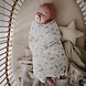 Mushie Swaddle 120 x 120cm - pink flowers Mushie Swaddle 120 x 120cm - pink flowers