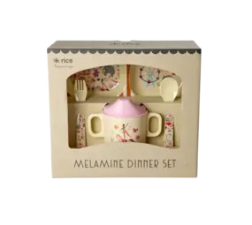 Rice Baby Dinner Set - Pink  Fun Fair